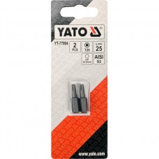 Biti de 25 mm 1/4" cu cap Torx T20 Yato..